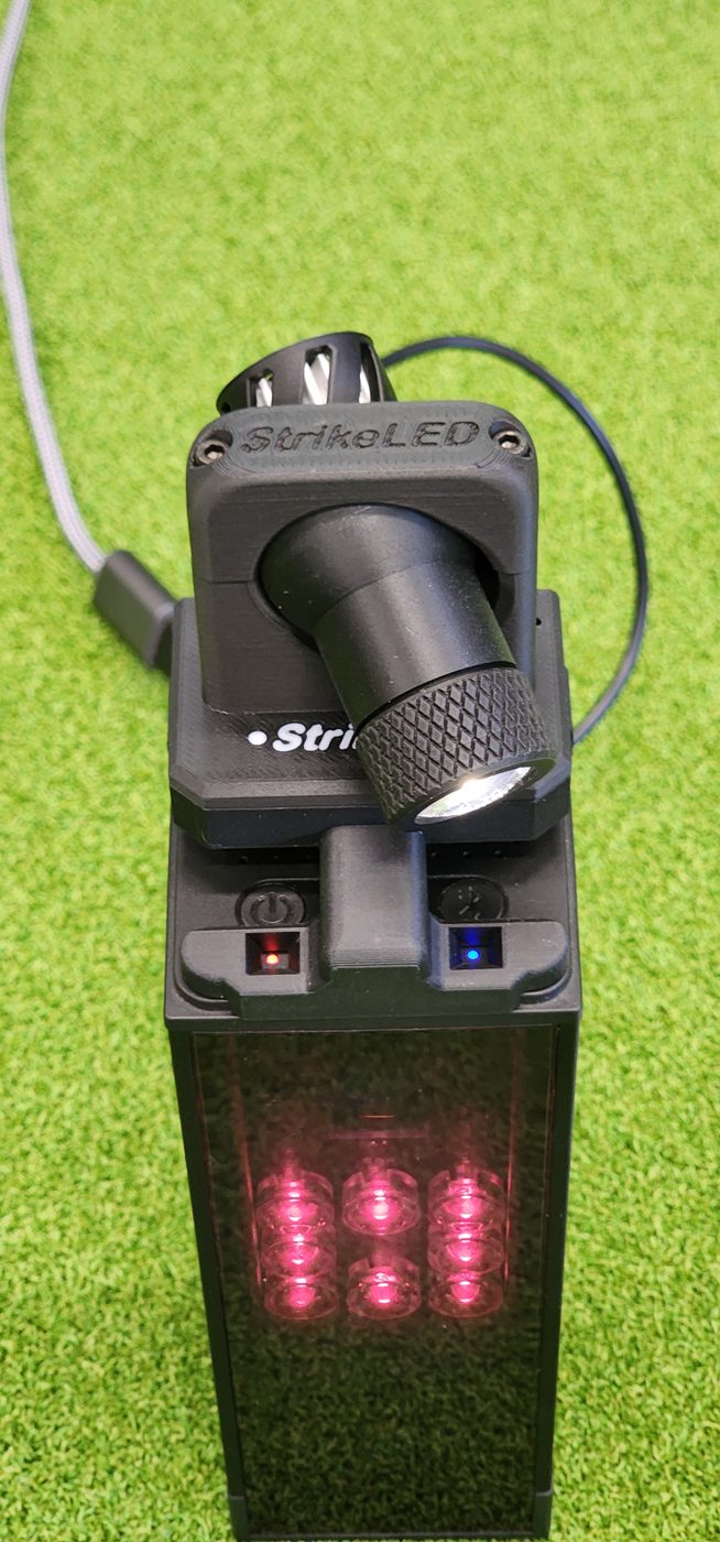 StrikeLED mounted on a Square launch monitor, photo 13