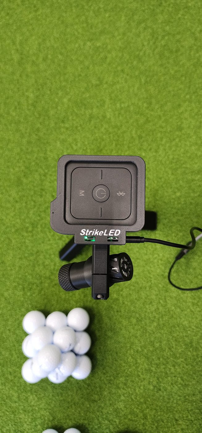 StrikeLED mounted on a Square launch monitor, photo 7